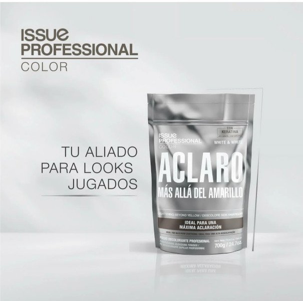 Polvo decolorante Issue professional WHITE & WHITE 700gr