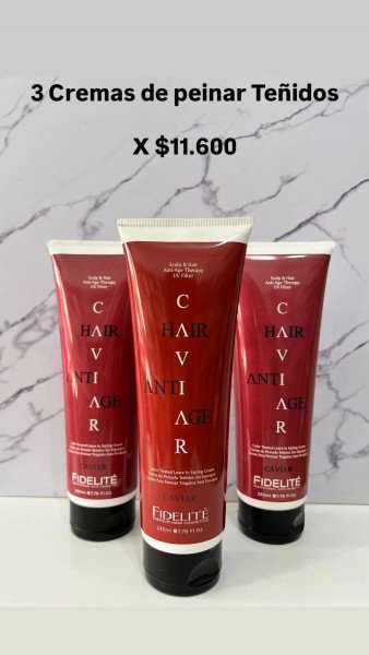 3 Cremas de peinar teñidos