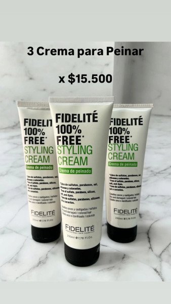 3 cremas de peinar FREE
